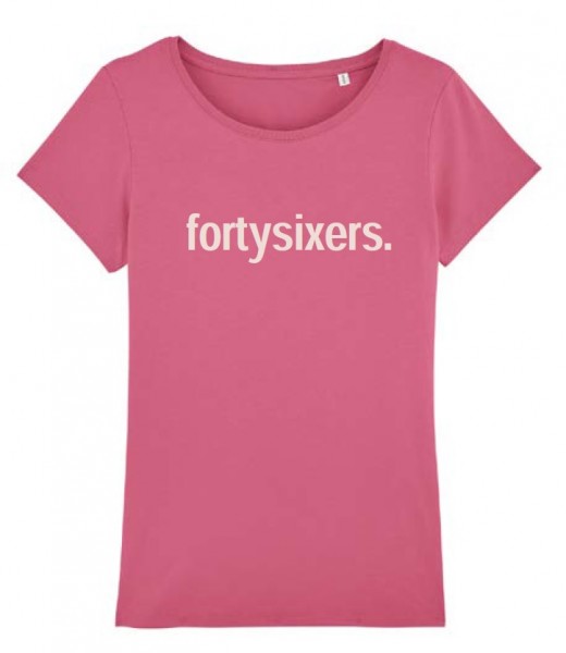 T-Shirt "forrtysixers." pink