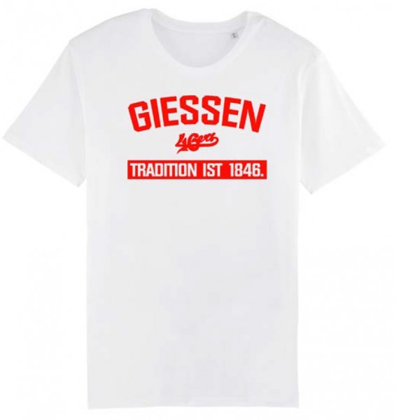 T-Shirt "GIESSEN - Tradition" weiß