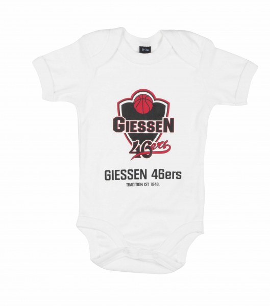 Baby Body Strampelanzug Strampler weiß