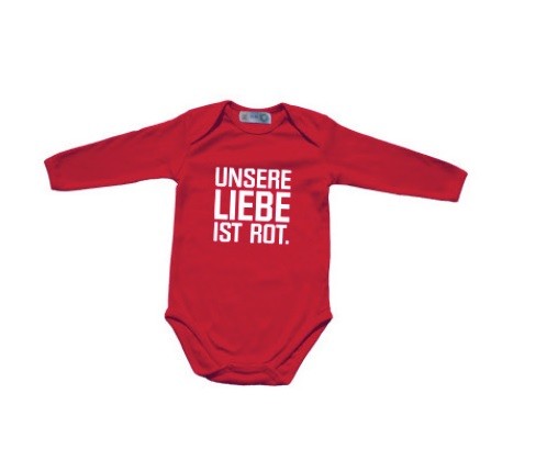 Baby-Body Langarm "ULIR" rot
