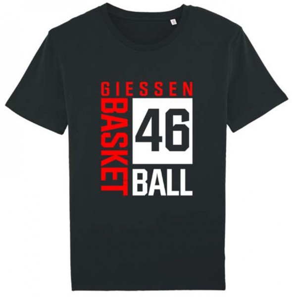 T-Shirt "Blockdruck" schwarz Kinder